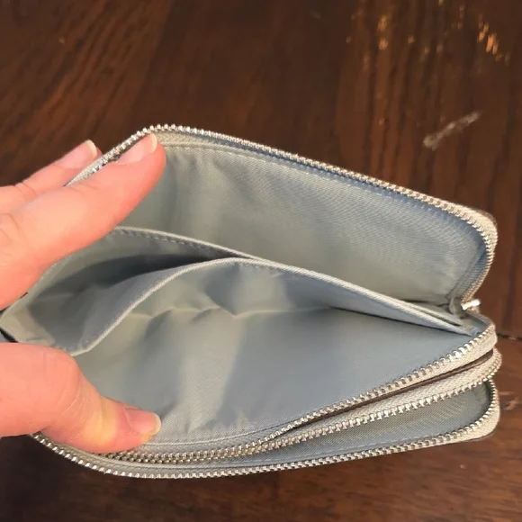 Coach Signature Coated Canvas Light Blue and Matching Wallet - Picture 10 of 10